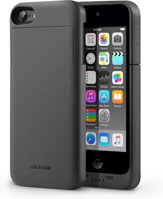 Battery Case Designed for Ipod Touch 7/6/5, 2200Mah Portable Charging Rechargeab