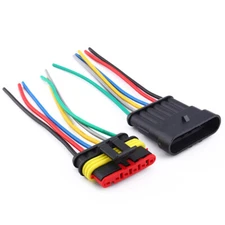 Waterproof 6 Pin Way Car Auto Wire Electrical Connector Plug