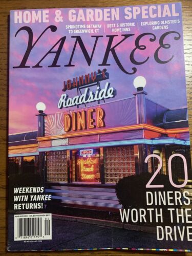 Yankee March April 2023 20 Diners Worth The Drive, Home & Garden Special  (Magaz - Afbeelding 1 van 2