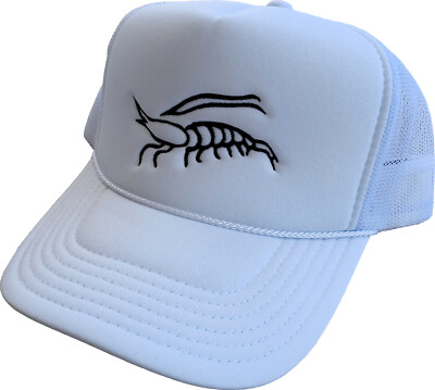 Beaver Boys Shrimp Embroidered Foam Trucker Hat Tim Eric Awesome Show