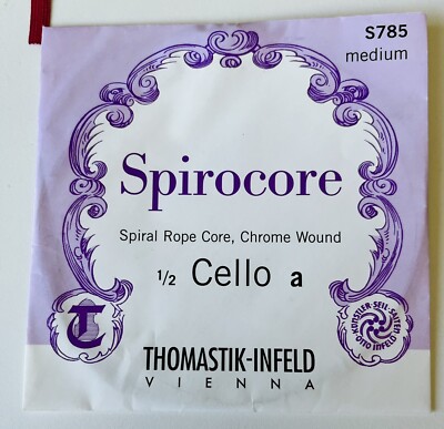 Spirocore Spiral Rope Core Cello Saite 1/2 Cello A Medium S785 Thomastik-Infeld