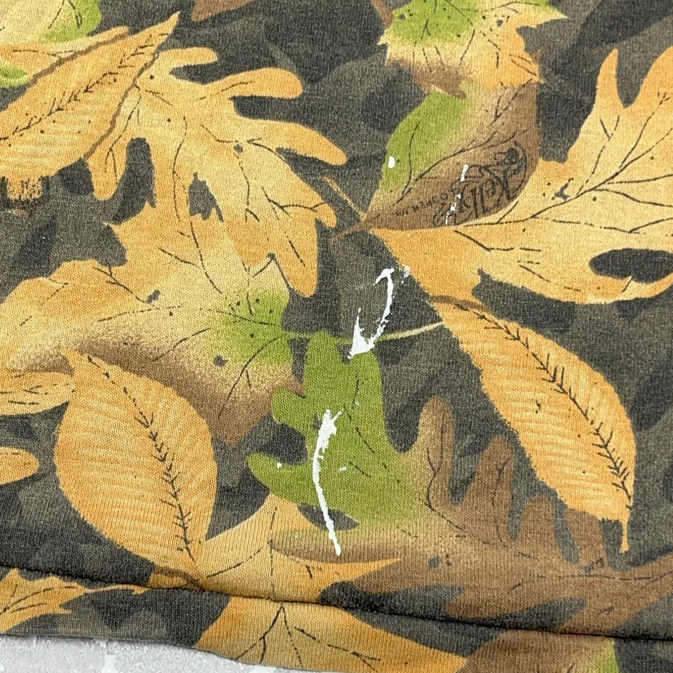 Vintage Camo Shirt Men XXL Brown Pocket Tee Kelly Wood Single Stitch 90s USA - Image 4 of 4