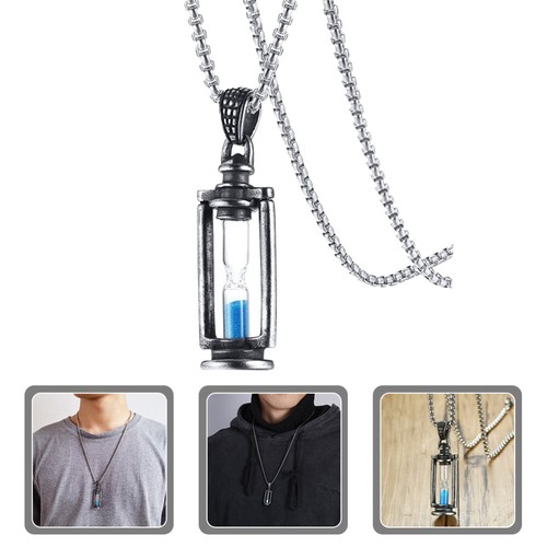 Sandglas-Halskette Herren-Sanduhr-Halskette Sanduhr-Halskette Halskette - Bild 12 von 12