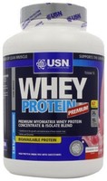 Usn Premium Whey Protein (100%) 2.2kg 5lb Powder Strawberry Free P&p Usn Premium Whey Protein (100%) 2.2kg 5lb Powder Strawberry Free P&p