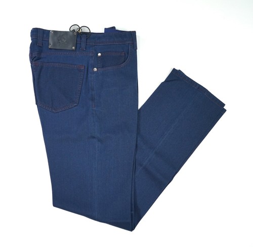 NEU STEFANO RICCI Luxus Jeans LOGO Baumwolle Größe 33 US 49 EU (RJ520) - Bild 1 von 3