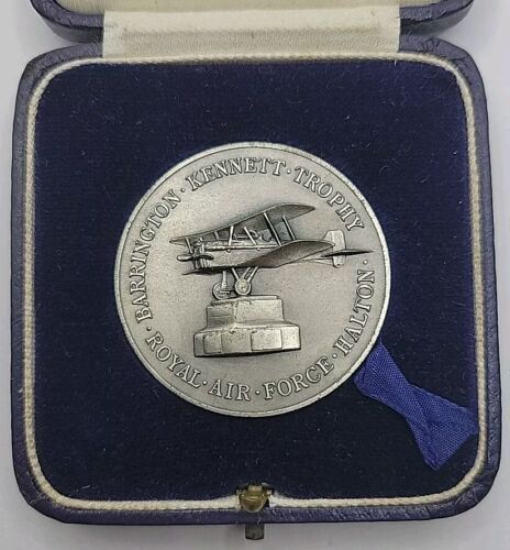 1929 John Pinches Royal Air Force Shooting Winners No1 Wing Silbermedaille im Etui - Bild 3 von 12