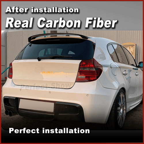 Carbon Diffusor Hinten Stoßstange Heckspoiler für BMW 1ER E87 M Paket 2007-2010 - Bild 4 von 11