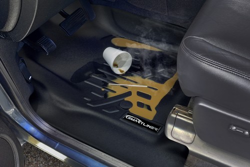 SMARTLINER Custom Fit Floor Mats Rubber Liner Set 1999-2007 Super Duty Crew Cab - Picture 5 of 6
