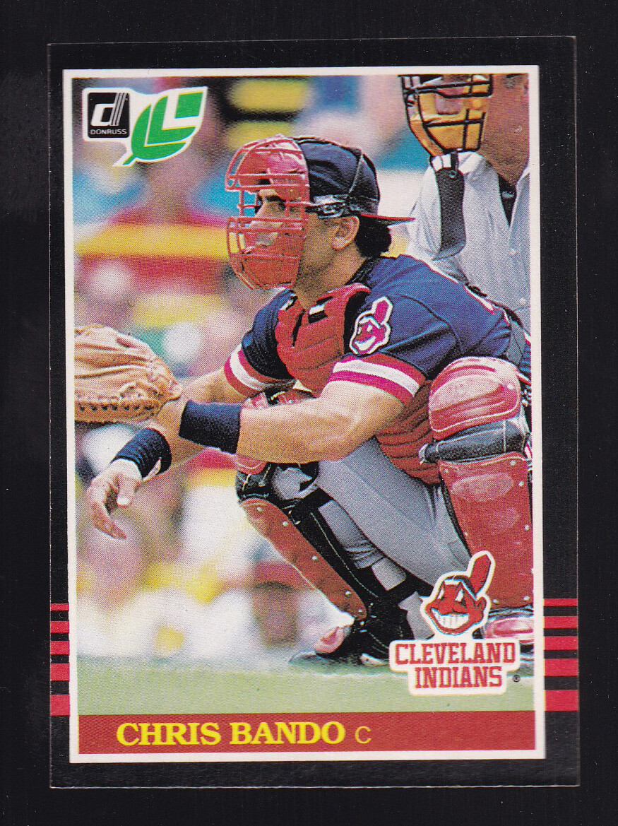 1985 Donruss Leaf Chris Bando #39 Cleveland Indians
