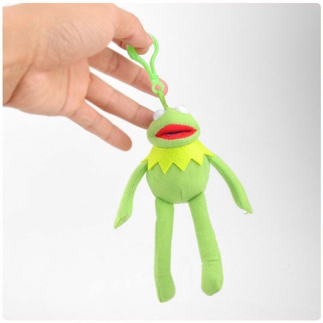 13CM The Frog Kermit Plush Doll Stuffed Toy Keychain Keyring Pendant Kids Gift | eBay