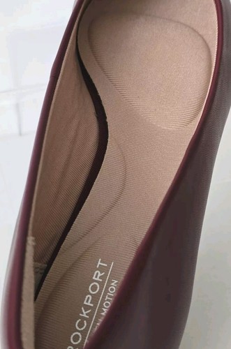 ROCKPORT MUJER Zapatos Sin Cordones TM ADELYN BALLET Planos CI9984 ROJO TALLA UK 5 NUEVO - Imagen 11 de 13