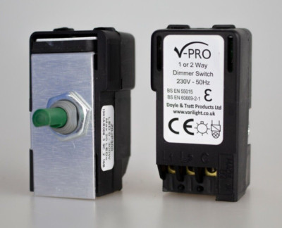 Dimmschalter Modul LED 2-fach 0-300W drehbar Ersatz - Varilight MJP300