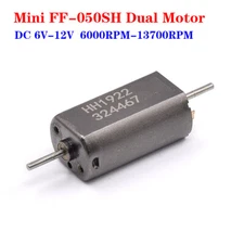 DC 12V HO Model Railway Trains Micro Mini FK-055 Motor Engine 1.5mm Dual Shaft