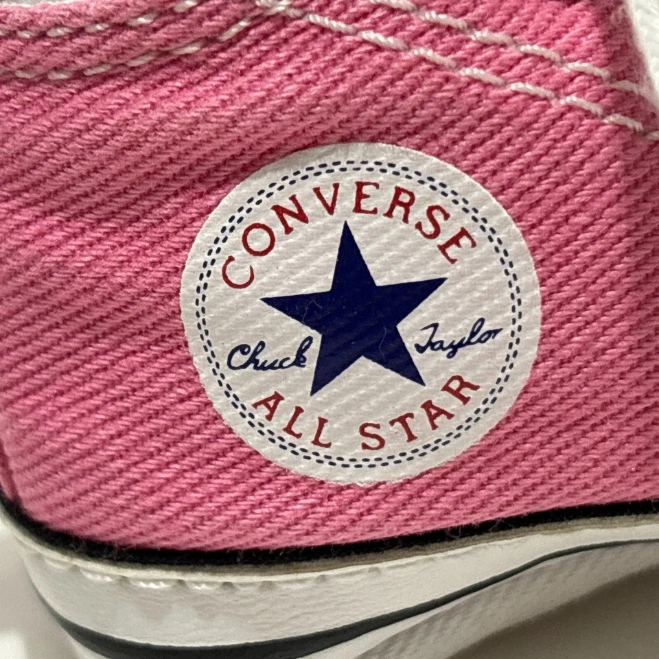 Converse Baby Chuck Taylor Cribster All Star Zapato Alto Botines Rosa Infantil 3 Foto 4 de 4