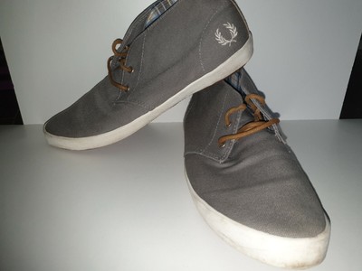 fred perry grey shoes
