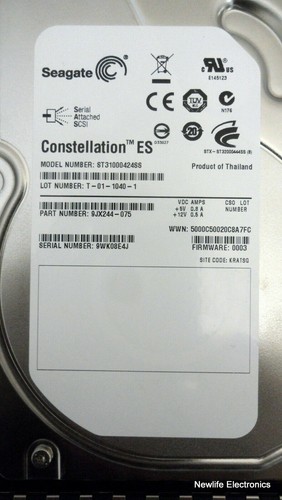 Seagate ST31000424SS 1TB 7,200 RPM 3.5 in. SAS HDD - Picture 4 of 6