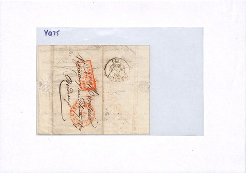 BELGIUM-FRANCE Cover Brussels 1835 Bordeaux EL Entire Letter {samwells}YQ75 - Picture 9 of 12