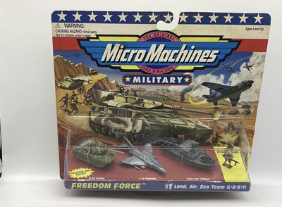 Micro Machines Freedom Force #1 LAND, AIR, SEA TEAM (L*A*S*T) Galoob 1995 (A6)
