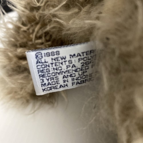 Peluche giocoso vintage 1988 Chrisha realistico Cocker Spaniel cucciolo cane peluche - Foto 5 di 9