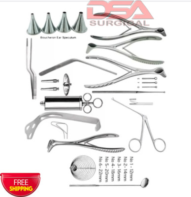 Surgical ENT Instruments Set Complete ENT Set | eBay