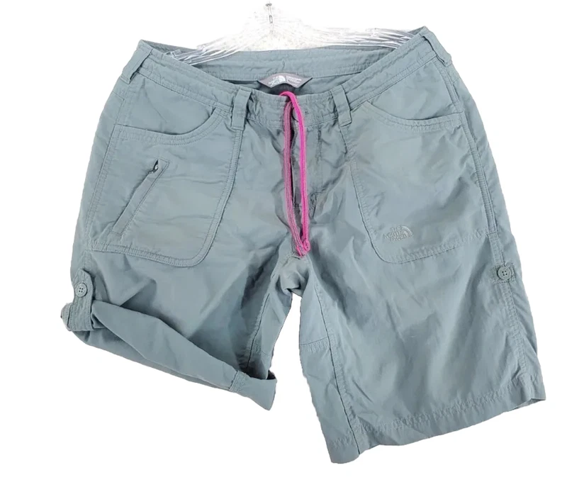 north-face ripstop stow pocket drawstrings roll-up shorts