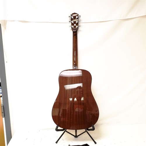 Fender CD-60S Dreadnought Acoustic Guitar Walnut Fingerboard, Natural, Left-Hand - 第 6/9 張圖片
