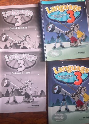 Abeka 3rd Grade Language  Bundle of 5