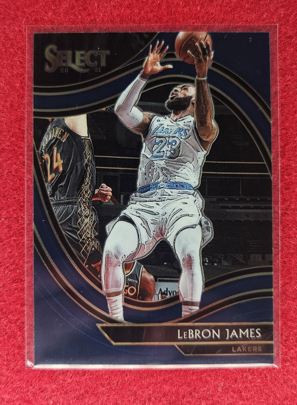 2020-21 Panini Select - Courtside LeBron James #223 Blue