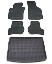 Gummi Kofferraumwanne Fußmatten für VW Golf 5 Limo 2003-2009 V Set Passform