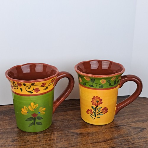 Tiny Paint Chip 2 Certified International California Garden Coffee Cup Mug - Picture 1 of 20