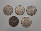 Morgan Dollars Lot of 5 90% Silver Coin Mixed Year US [Lot 2]