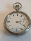 Waltham 1881 Sterling Silver 7 Jewel Pocket Watch Antique