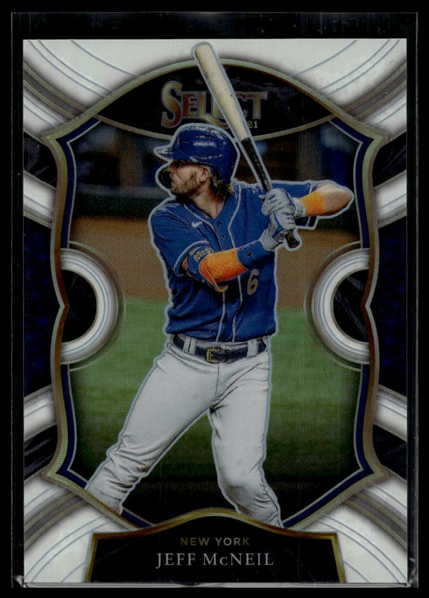 2021 Panini Select #27 Jeff McNeil White Prizm #/50 SN