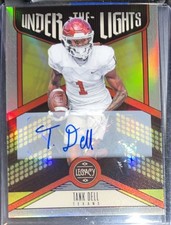 2023 Panini Legacy Tank Dell Texans #UL-TDE Under The Lights Silver Rookie Auto