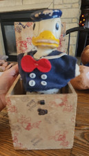 1940's Disney Spear Donald Duck Composition Jack in the Box Doll Toy