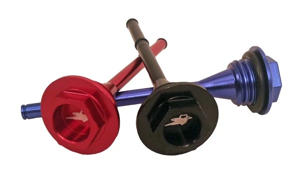 Outlaw Racing 12103R Oil Dipstick Red MX Dirt Bike Honda CRF205R CRF250X CRF450X - Image 2 of 2