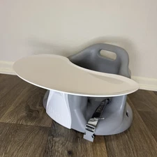 Upseat Baby Floor Seat Booster Chair for Sitting up w/ Removable Tray And Buckle