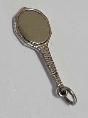 Sterling Silver ~ Hand Mirror Charm w/Mirror ~ JMF ~ VINTAGE