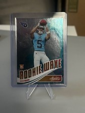 Elic Ayomanor Rookie Wave Insert-2025 Panini Absolute Tennessee Titans NFL RC