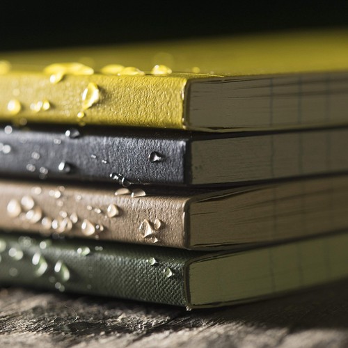 Wetterfestes Softcover-Notizbuch, 4,625" x 7,25", grüner Einband, Universalmuster... - Bild 5 von 7