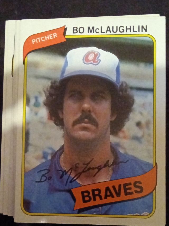 1980 Topps #326 Bo McLaughlin Atlanta Braves Baseball Card