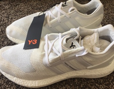 Size 12.5 - adidas Y-3 PureBoost Triple White