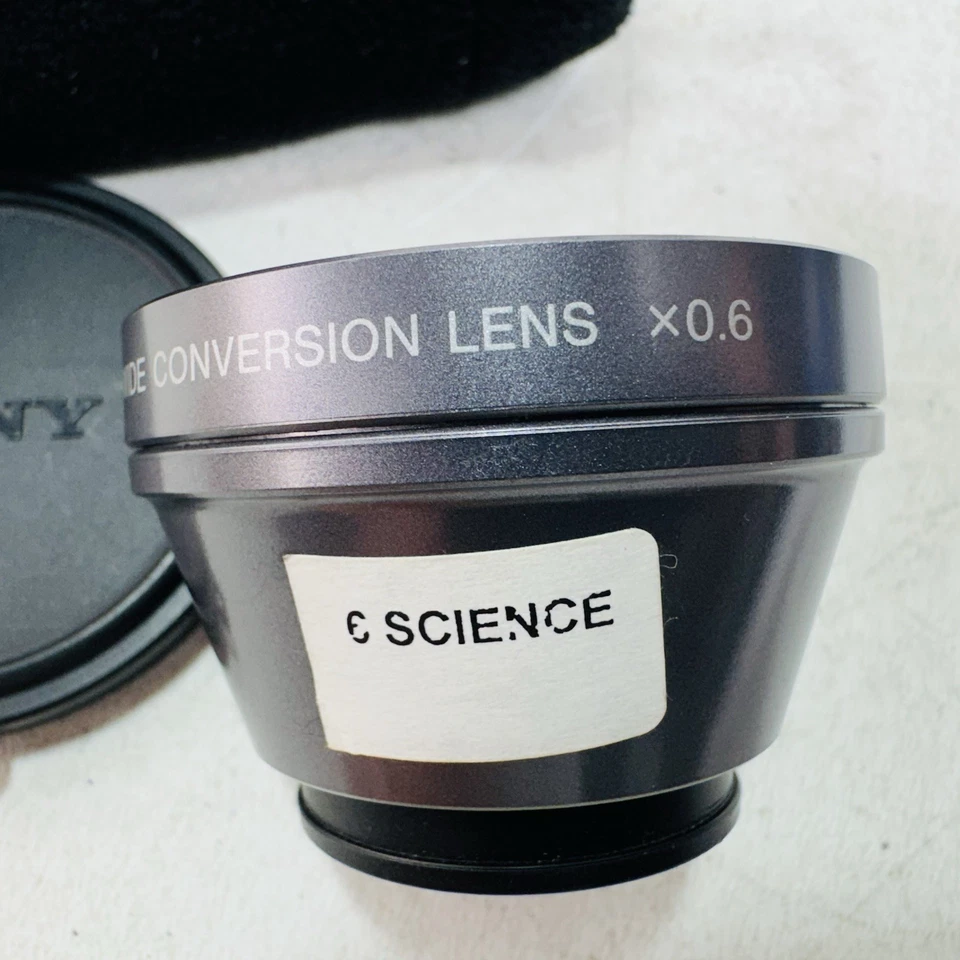 Lente de conversão Sony VCL-0630X 30mm 0.6x grande angular para DCR-HC DCR-DVD DCR-SR - Imagem 4 de 4
