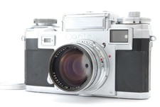 Top MINT Zeiss Ikon Contax IIIa Film Camera Sonnar 50mm F1.5 Lens From JAPAN