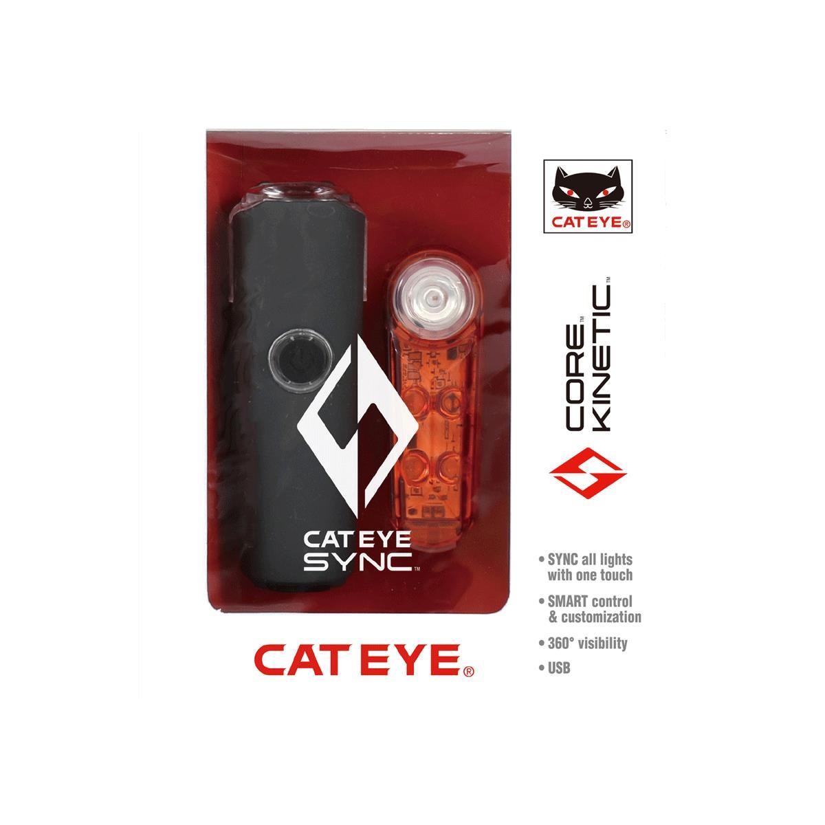 Cateye Sync Core and Kinetic Light Set Black - Image 2