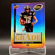 2025 Upper Deck World Of Sports Brady Cook Making The Grade Missouri Tigers
