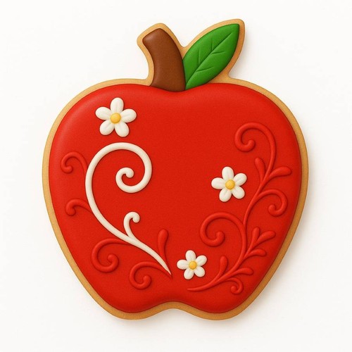 Apple Cookie Cutter | Fall Autumn Fruit | School Teacher Gift | Thanksgiving Pie - Picture 2 of 8
