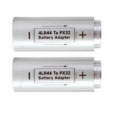 Hard Anodized Aluminum Battery Adapter 4LR44 to PX32 for Yashica 35 Series 2Pcs