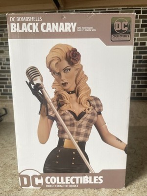 DC Bombshells Black Canary Sepia Tone Variant Statue by DC Direct