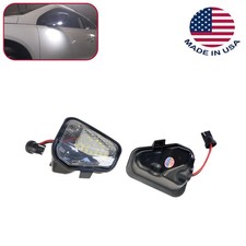 2pc Car Led Side Mirror Puddle Lights For Vw Scirocco 2009-2017 Oe 3c8945291